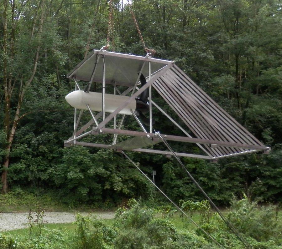 Turbine to be installed in a lake.