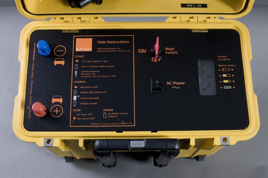 Portable box with inverter / battery.