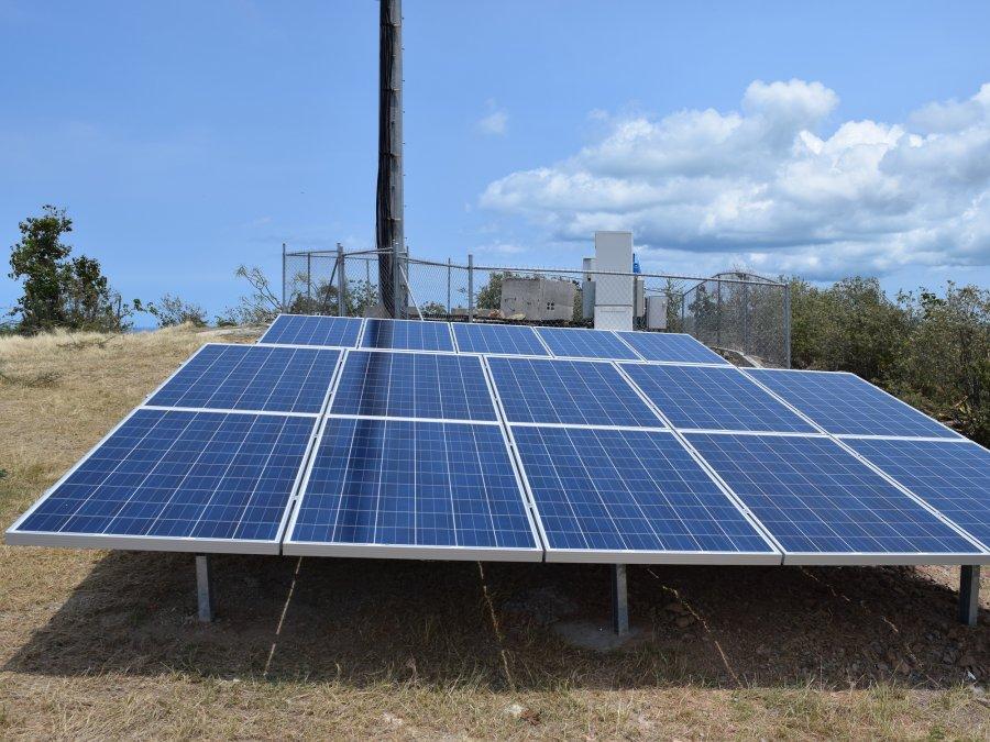 Solar telecommunications solution sun2com in Antigua and Barbuda.