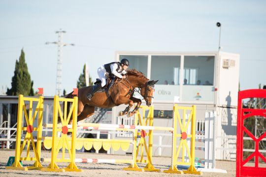 The Petra Energy S.R.O Equestrian Team participating in a competition in Valencia/Spain.