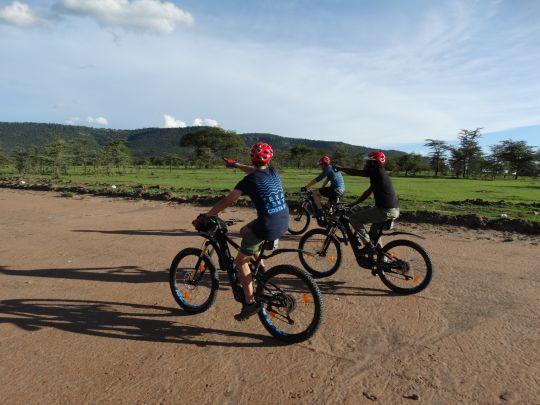 E-bike Safari tour in Kenya.