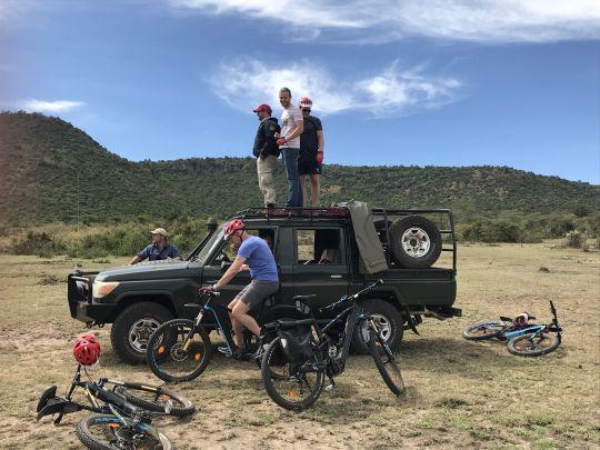 Group of guests during Safari tour.